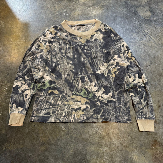 Mesh Camo LS Tee