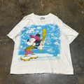 White Mickey Mouse Baseball Tee