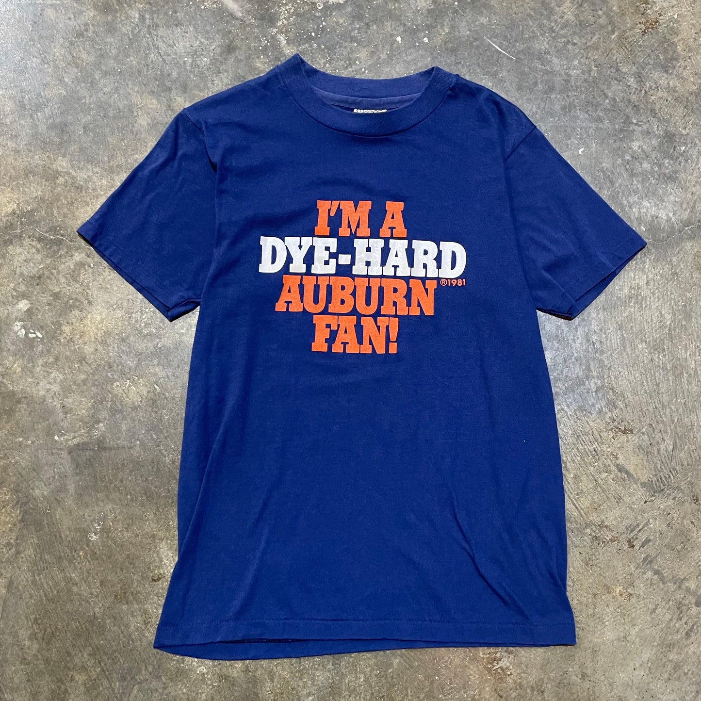 Dye Hard Auburn Fan Tee