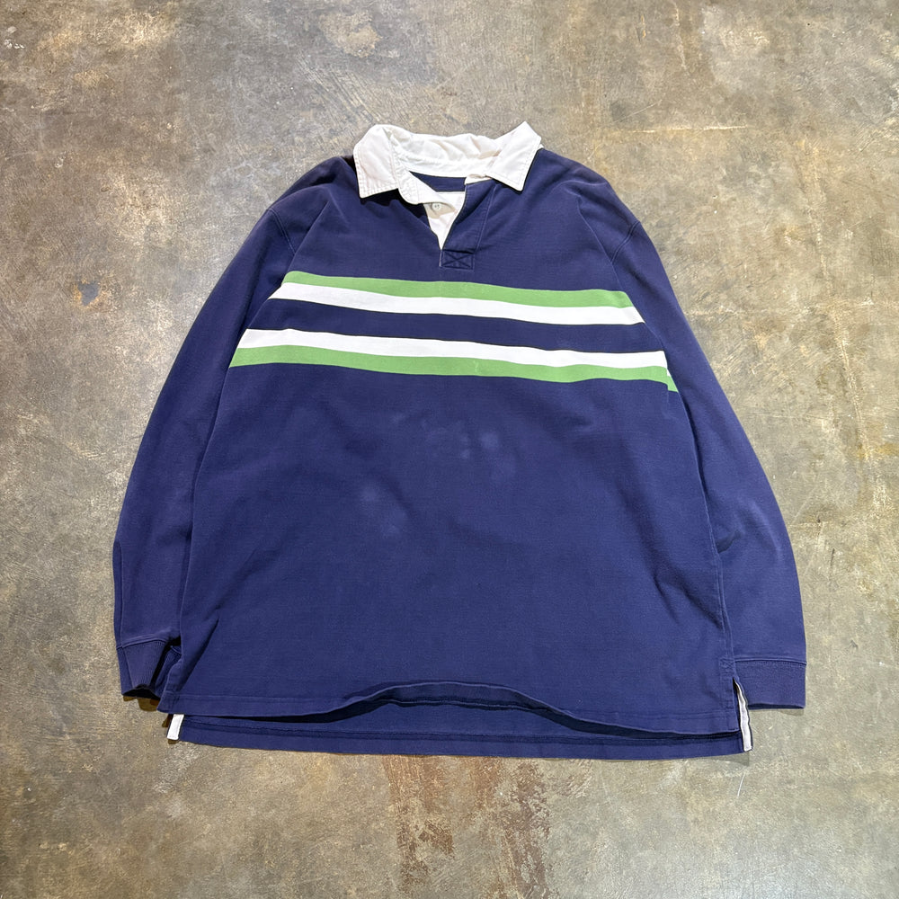 LL Bean Green/Blue Rugby