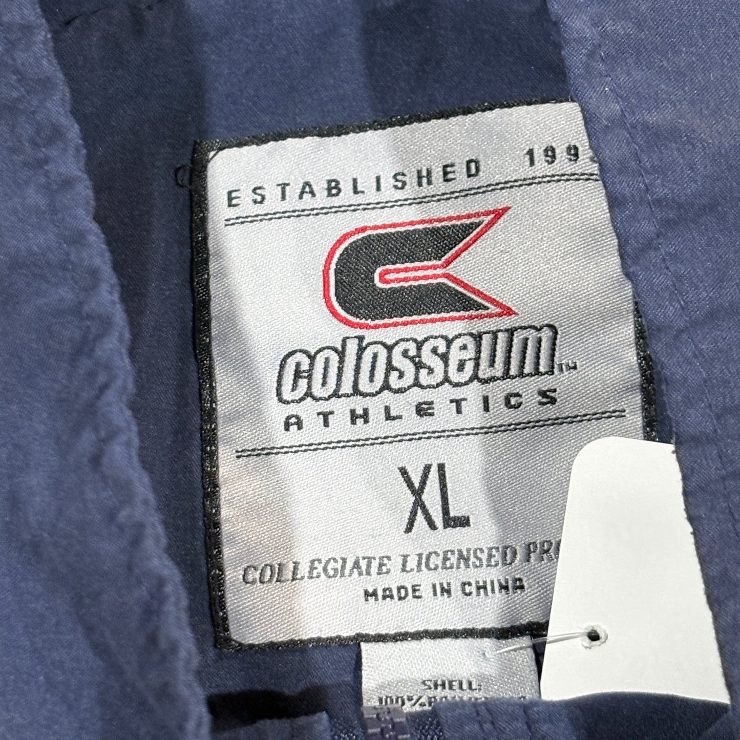 Auburn Windbreaker Half Zip Navy/Gray