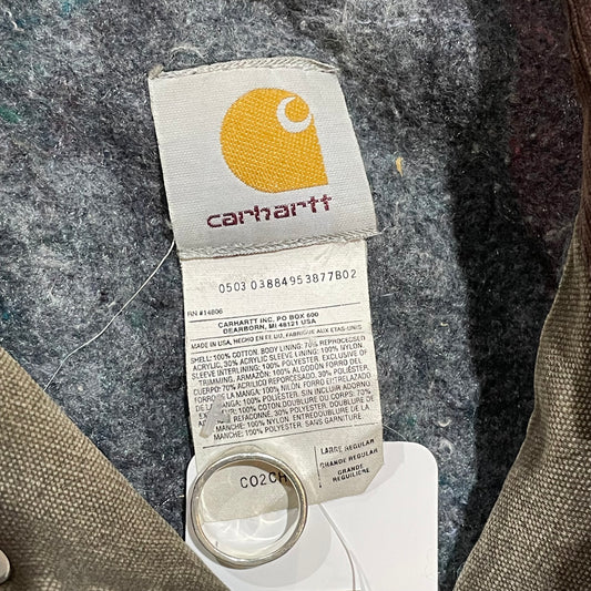 Carhartt Brown Painted Chore Coat