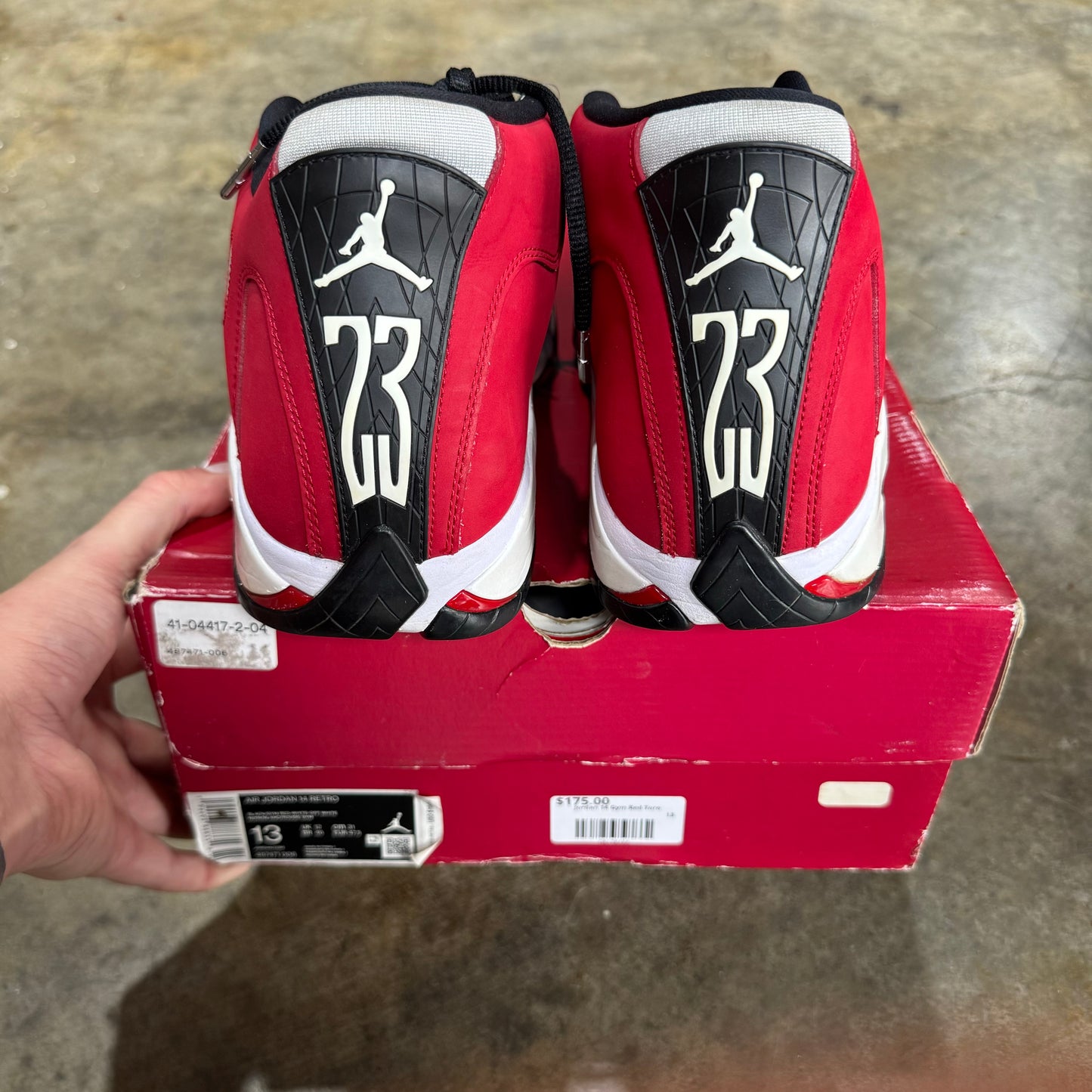 Jordan 14 Gym Red Toro