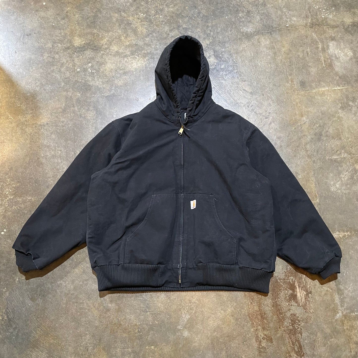 Black Hooded Carhartt Jacket X