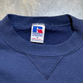 Auburn Spellout AU Russel Navy Crewneck