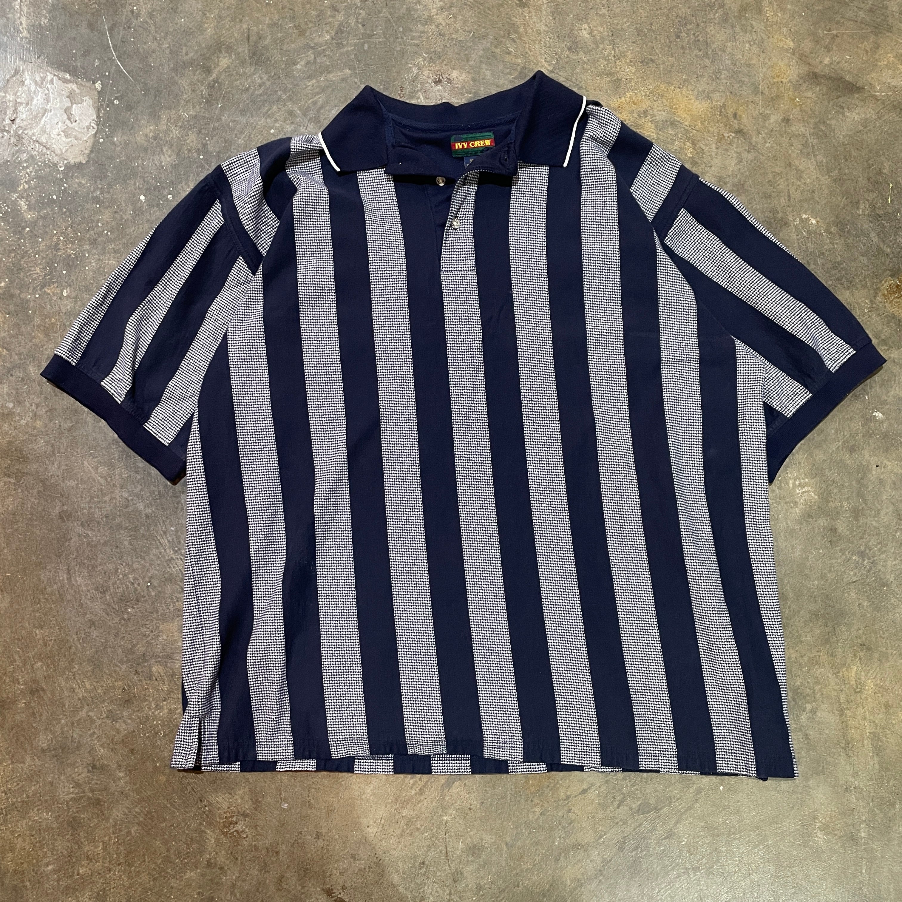 Striped Ivy Crew Polo