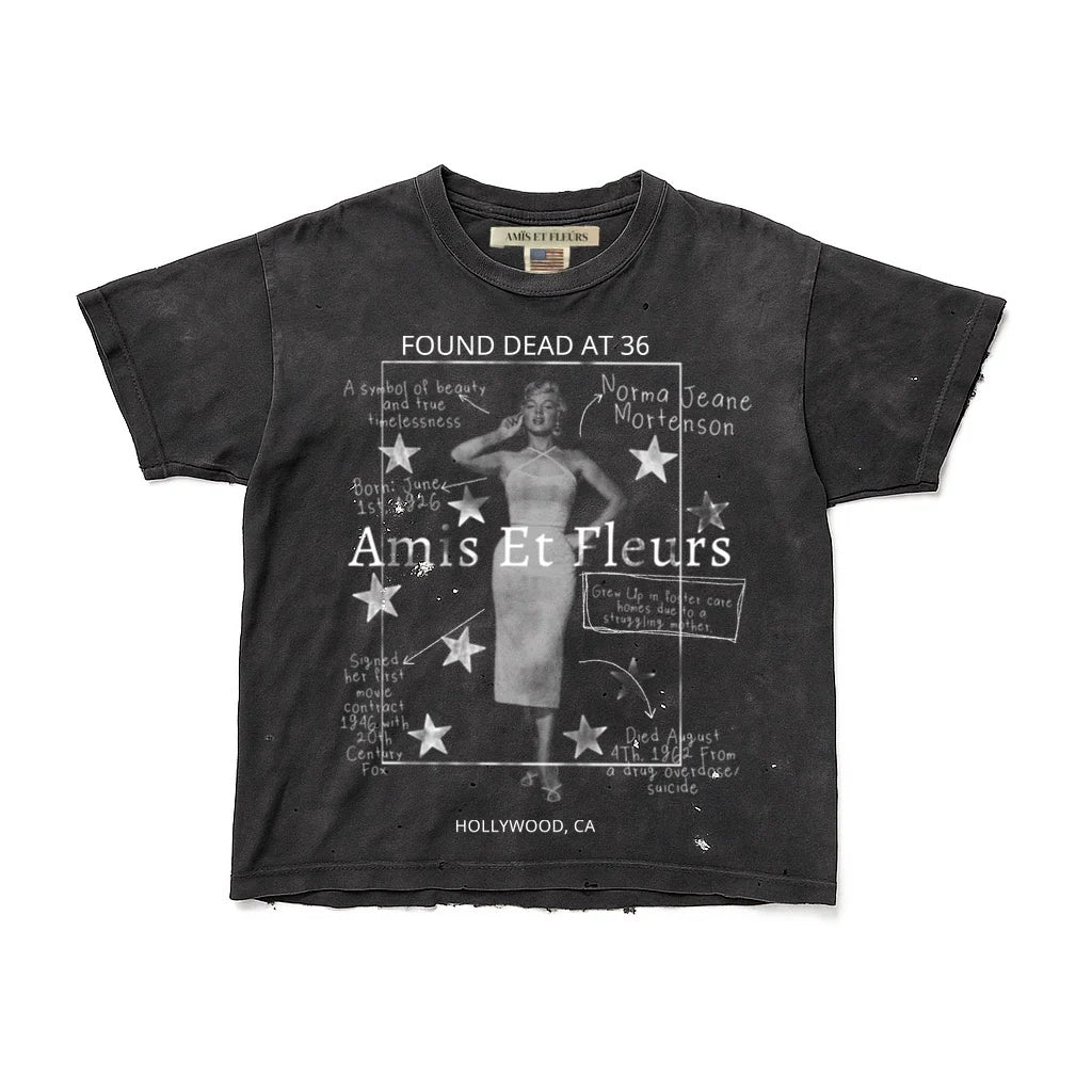 AMIS ET FLEURS Dream Girl Black Shirt