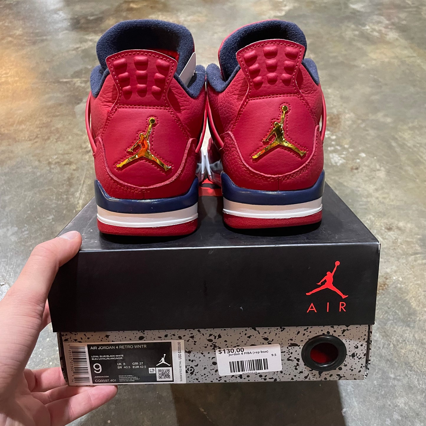 Jordan 4 FIBA (rep box)