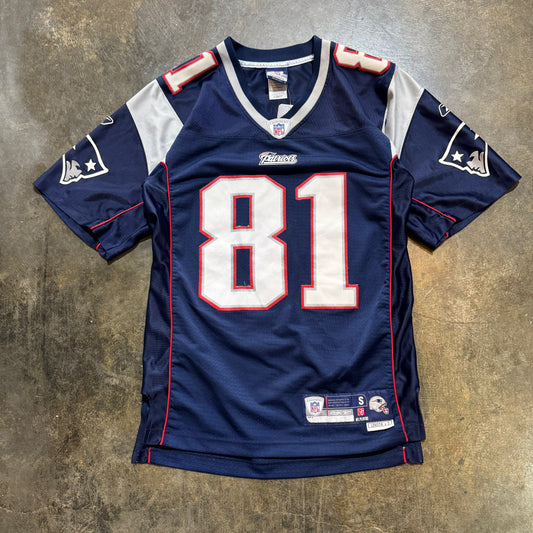 New England Patriots Moss 81 Jersey