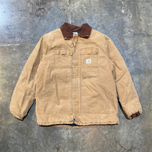 Carhartt Corduroy Collar Tan C03 Work Jacket 18