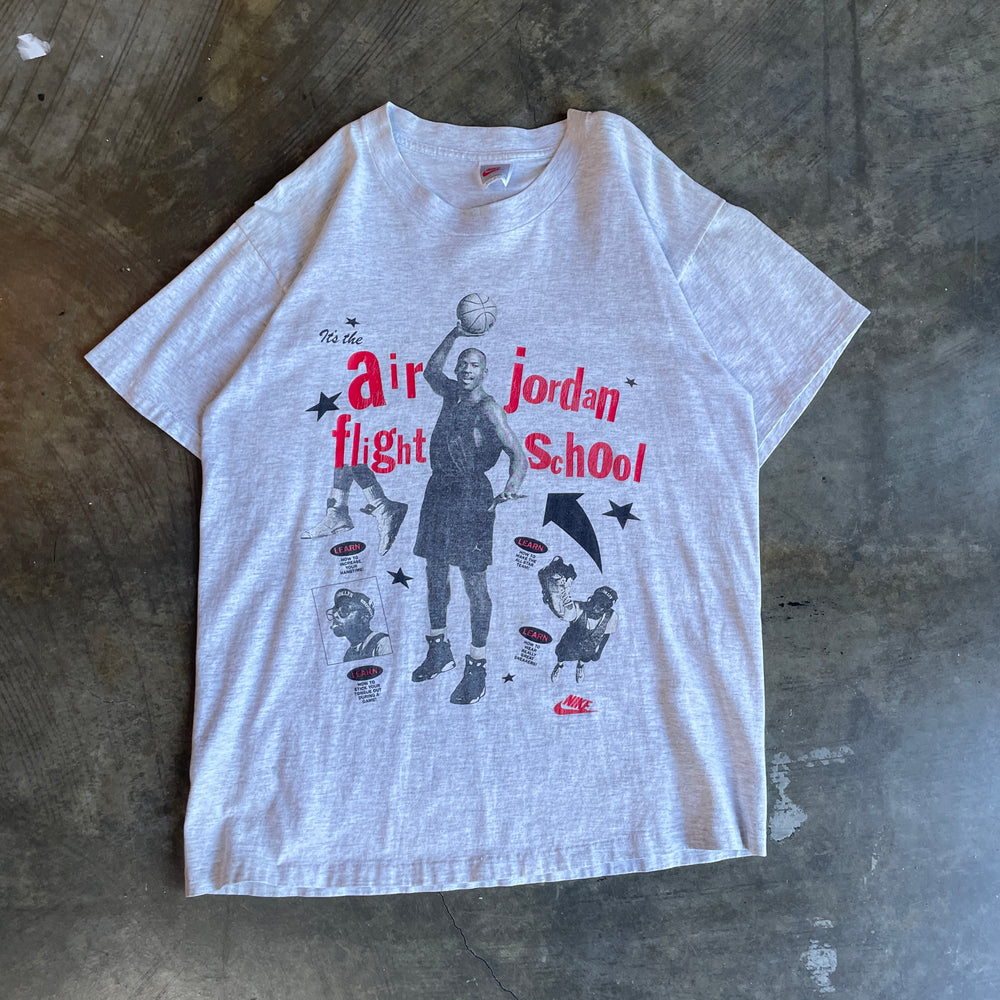 Grey Air Jordan Flight School Nike Tee