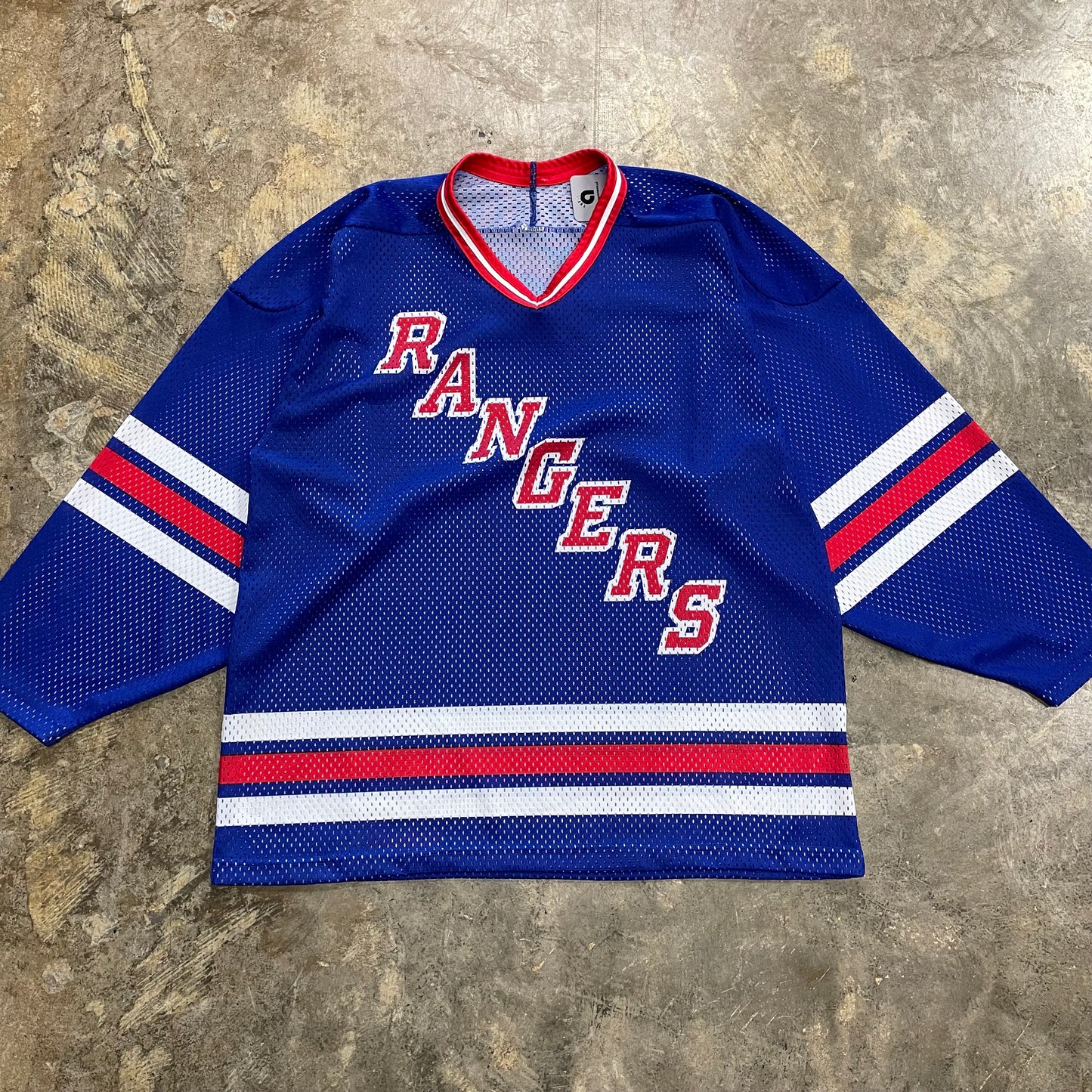 NY Rangers Blue Mesh Jersey