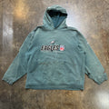 Thrashed Green Reebok Eagles Hoodie