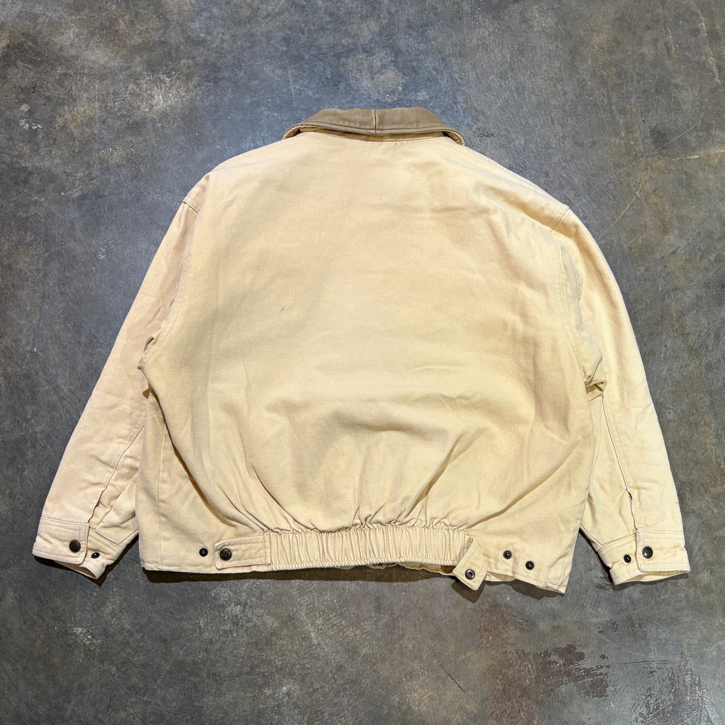 French Country Express Beige Canvas Jacket (S)