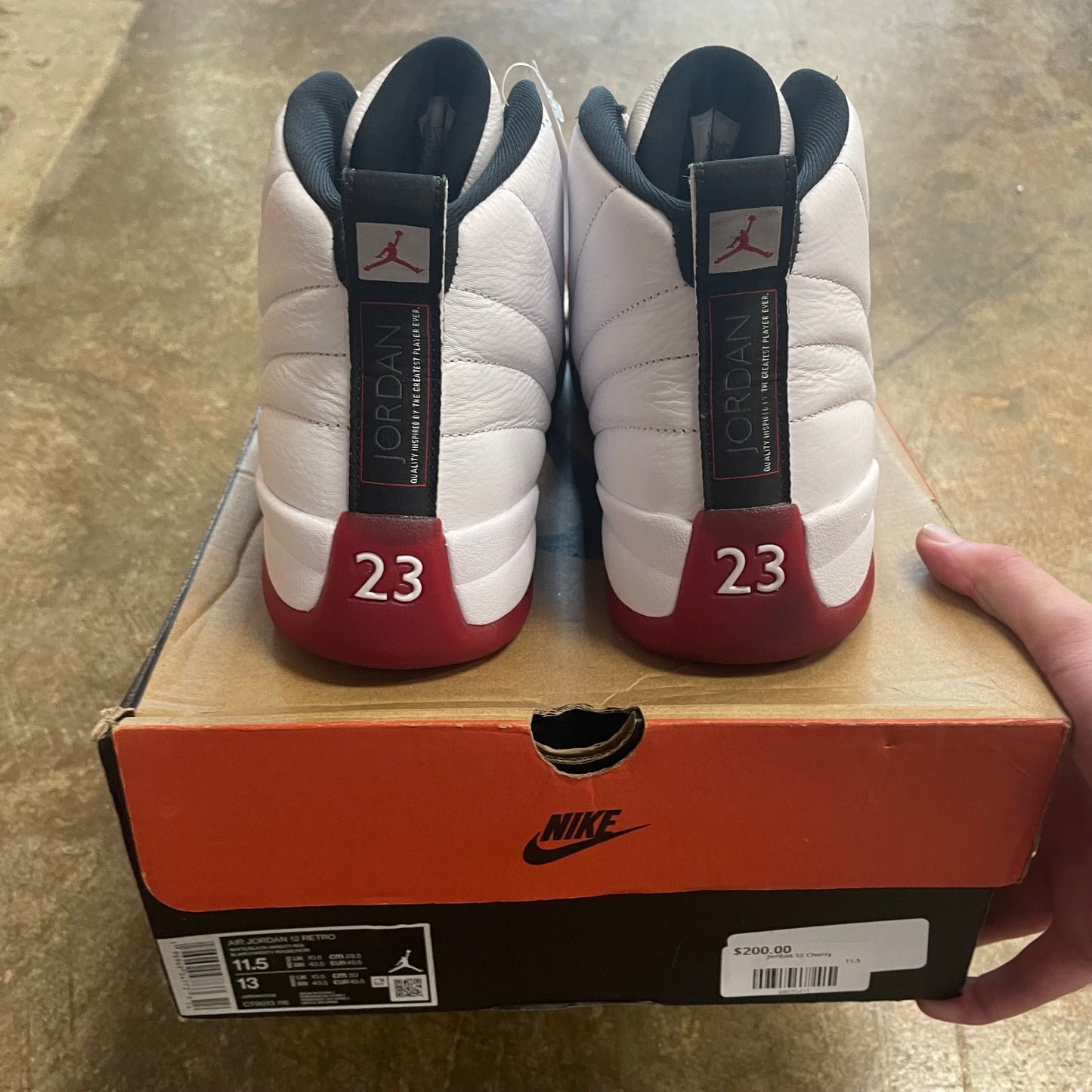 Jordan 12 Cherry