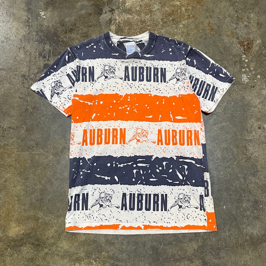 Auburn Orange, Blue, White Striped Artex Tee