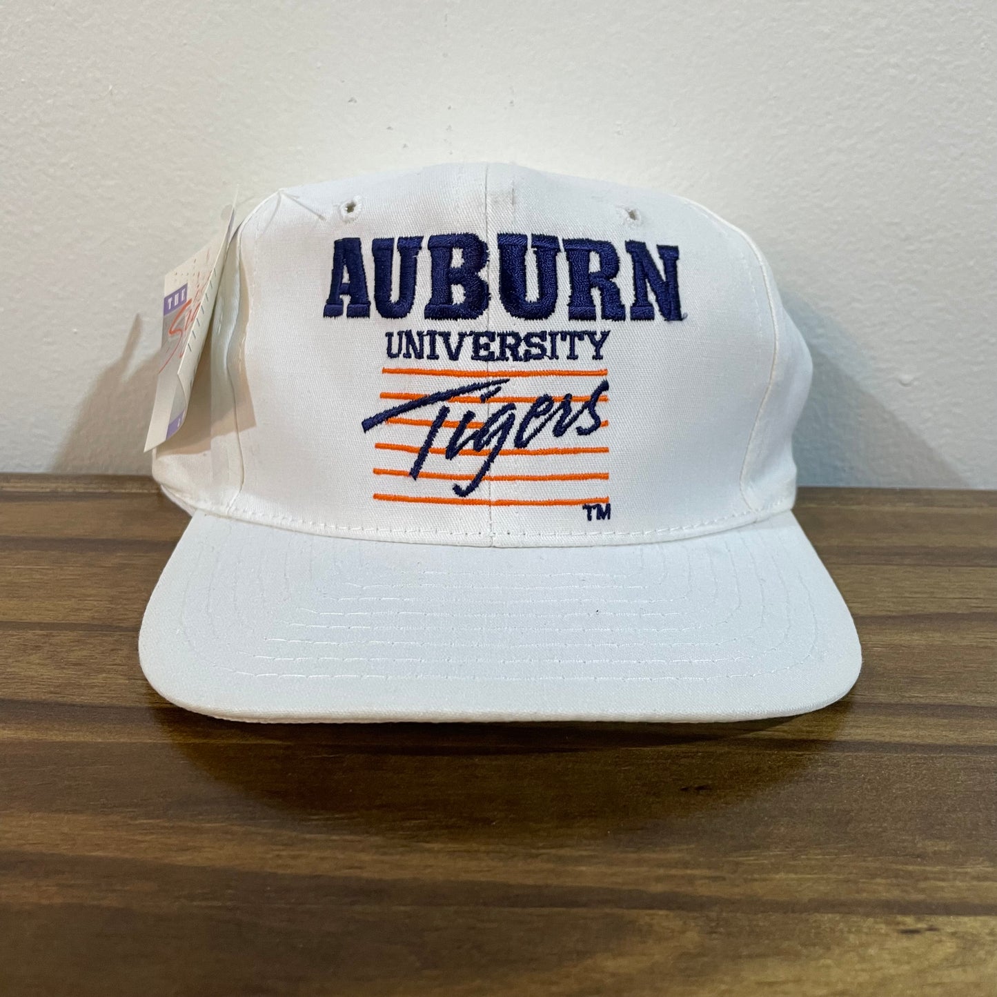 Auburn Tigers White Signature Series Snapback