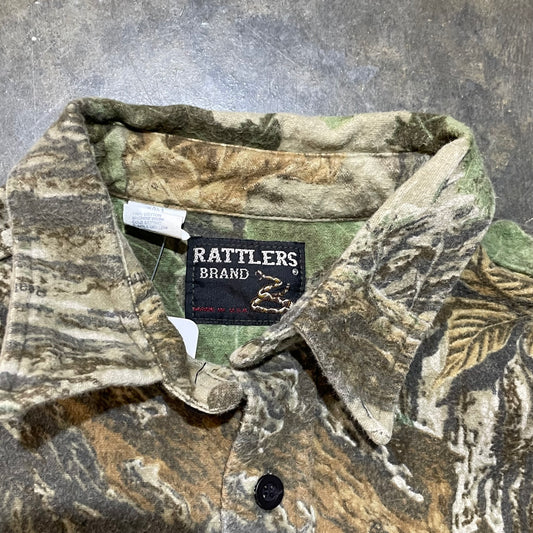 Rattler's Brand Camo Button Down