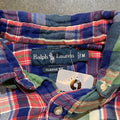 Polo Flannel Green Blue