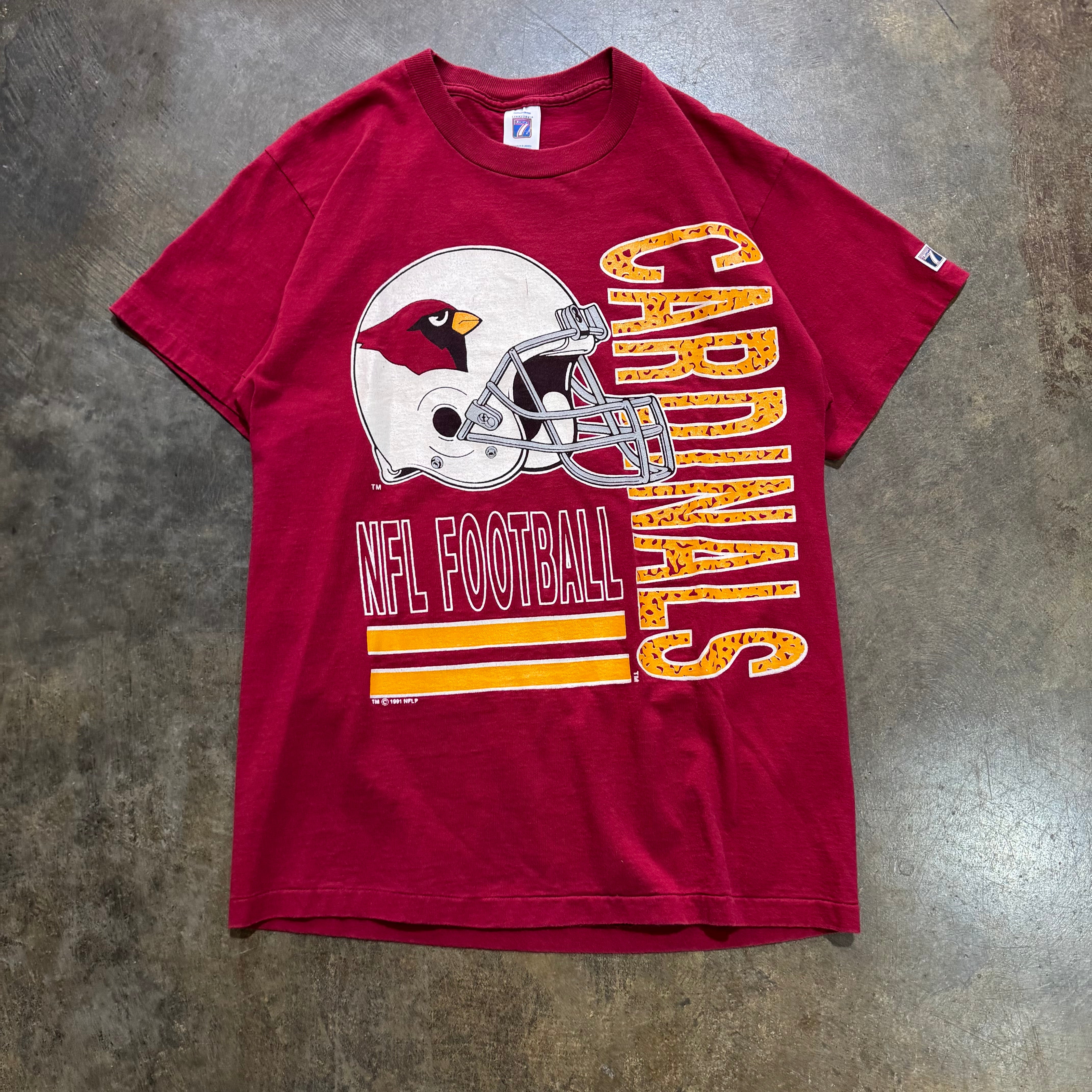 Red 1991 Arizona Cardinals NFL Football Logo 7 Tee