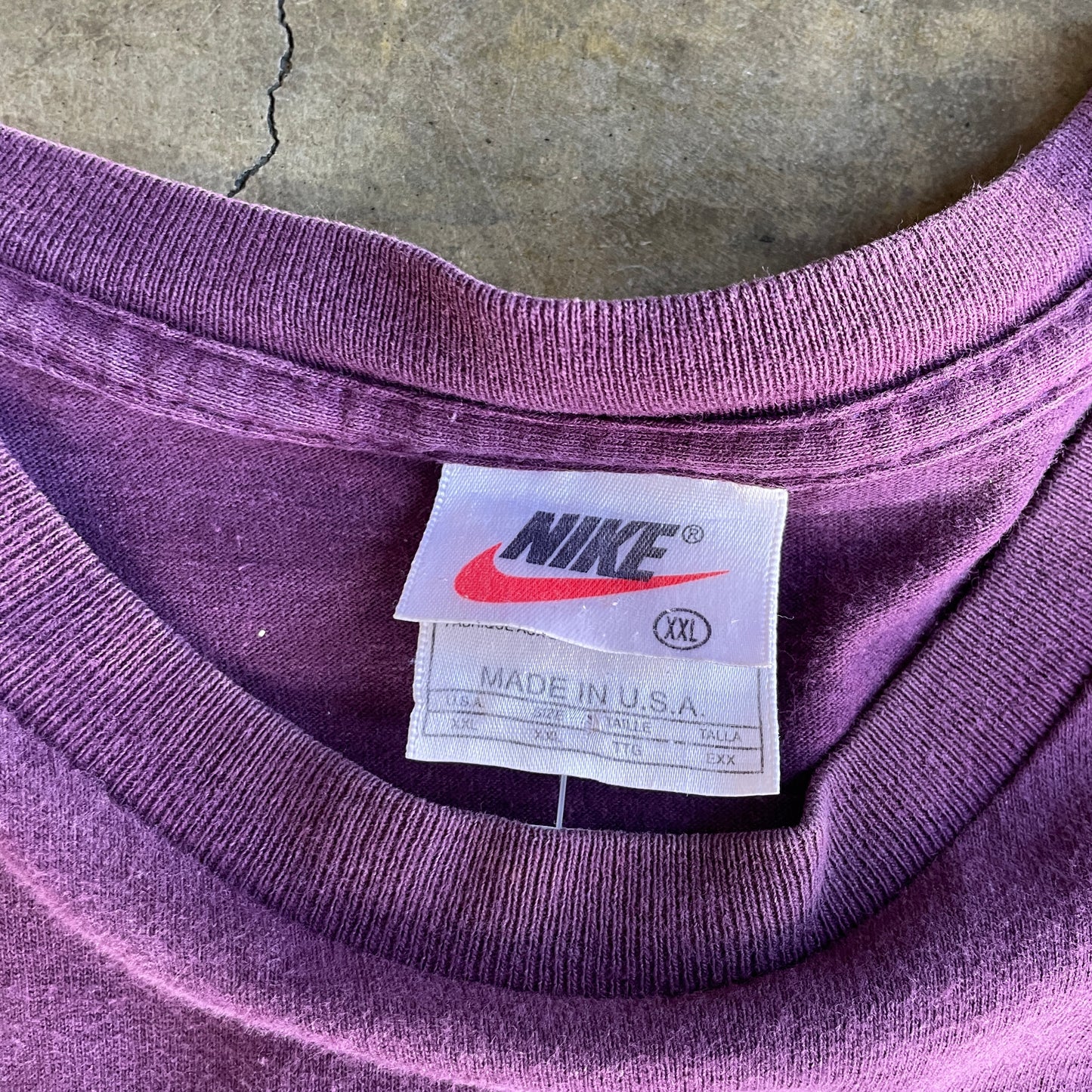 Purple Tonal Mini Swoosh Tee