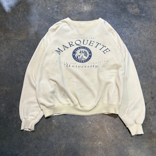 Light Yellow Marquette Crew