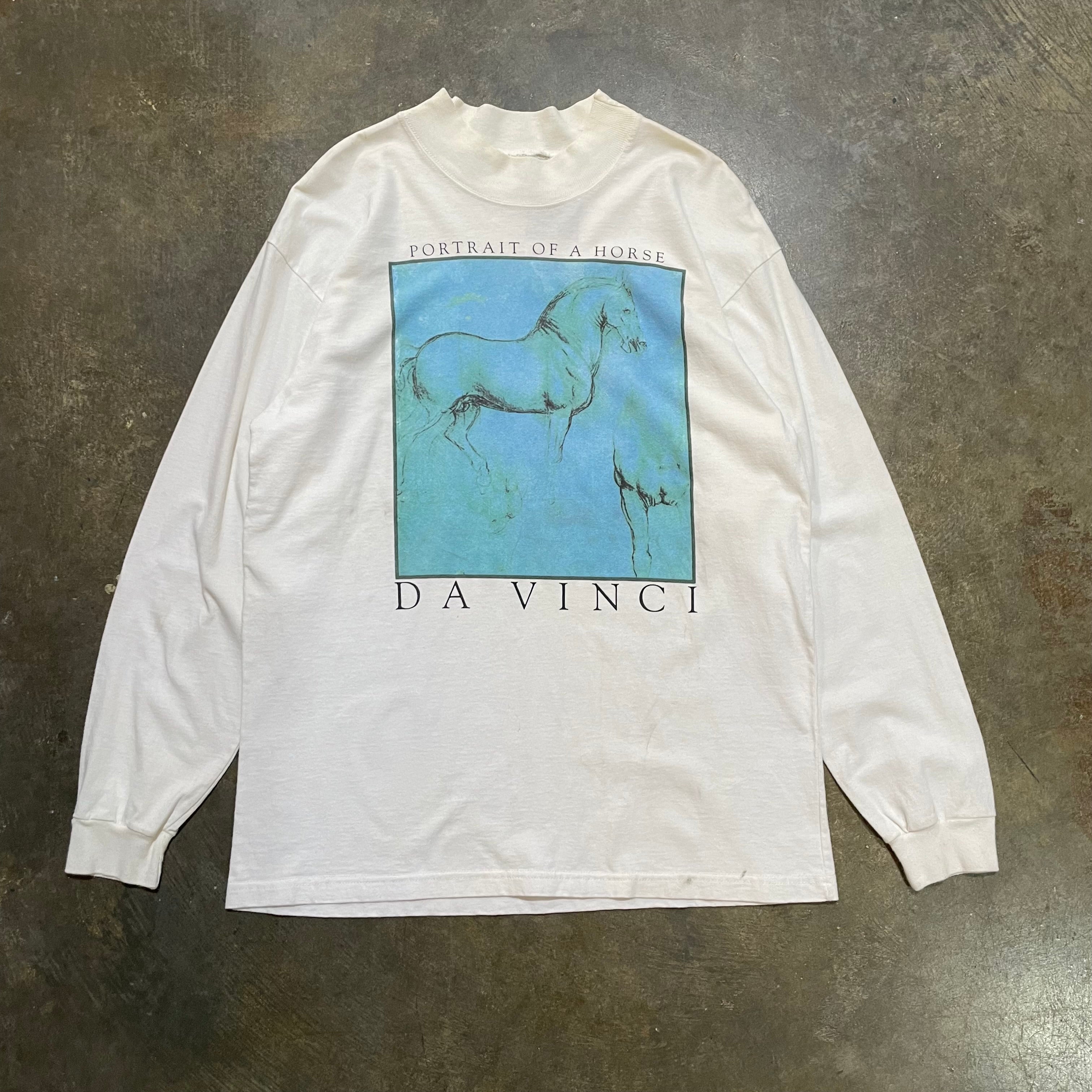 Portrait of a Horse Da Vinci LS Tee