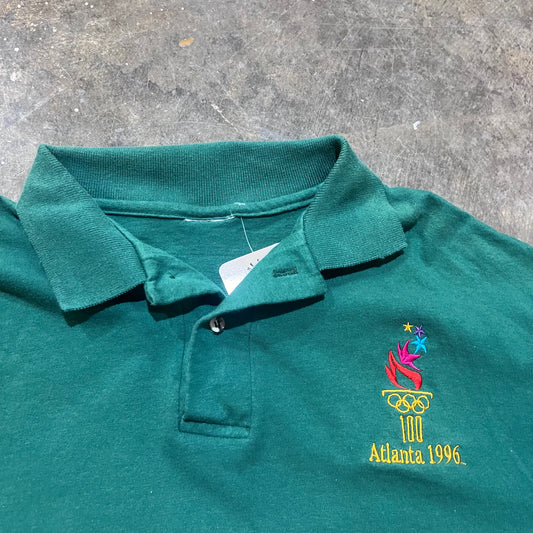 Atlanta 1996 Olympic Plain Green Polo