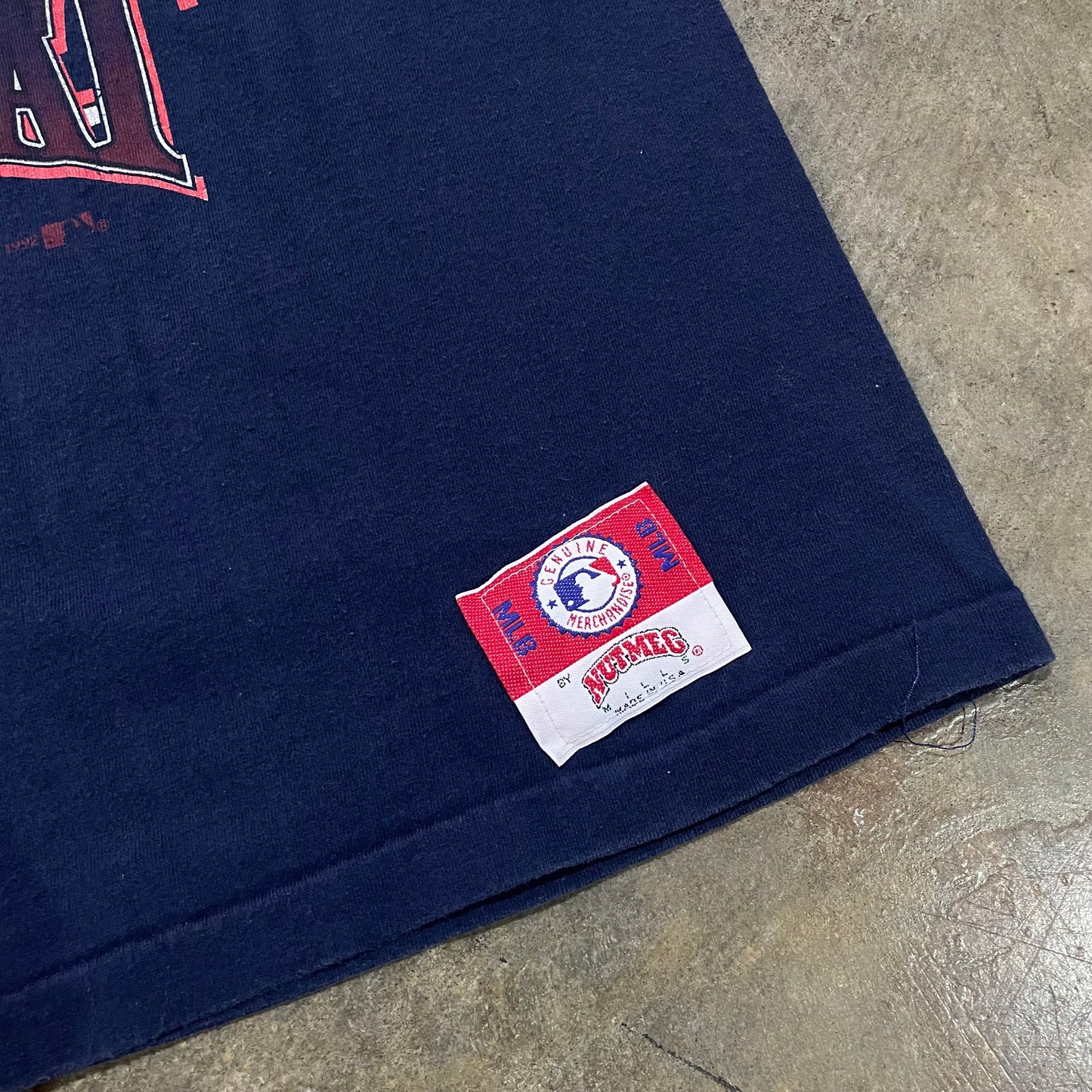 Navy New York Yankees Triple Threat Tee