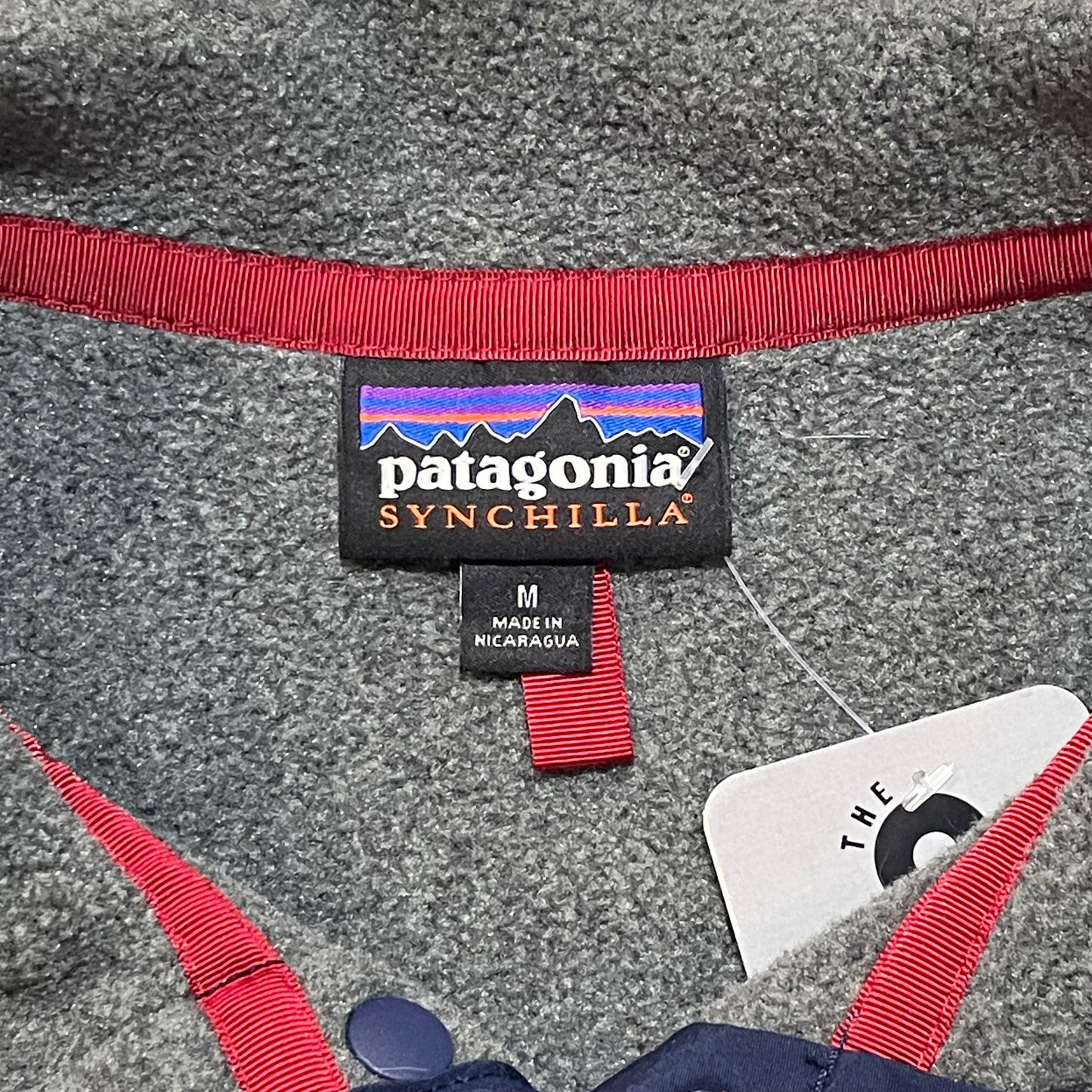 Green/Navy Patagonia Synchilla Fleece