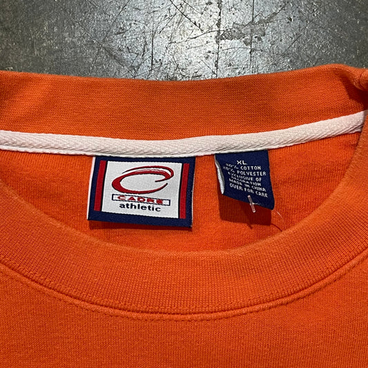 Vintage Auburn Cadre Athletic Orange Stitched Sweater