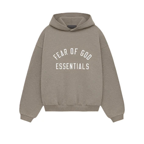 Fear of God Essentials Fleece Hoodie - Heather Grey