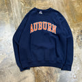 Auburn MV Sports Navy Arch Logo Crew