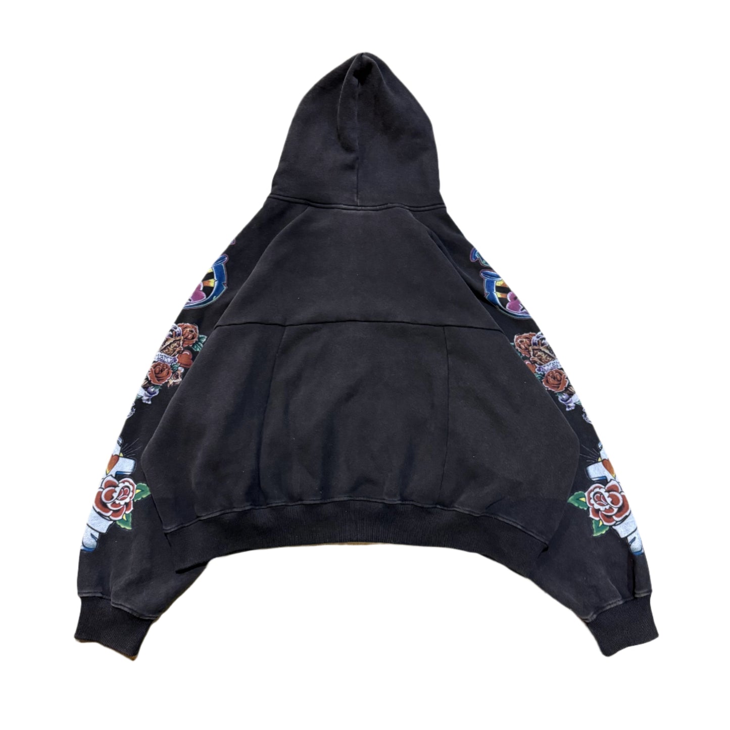 Used Black We Are Righteous Risen King Cropped Zip-Up