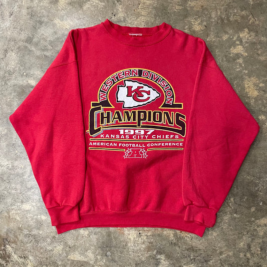 Kansas City Chiefs 1997 Westerrn Division Champs Crewneck