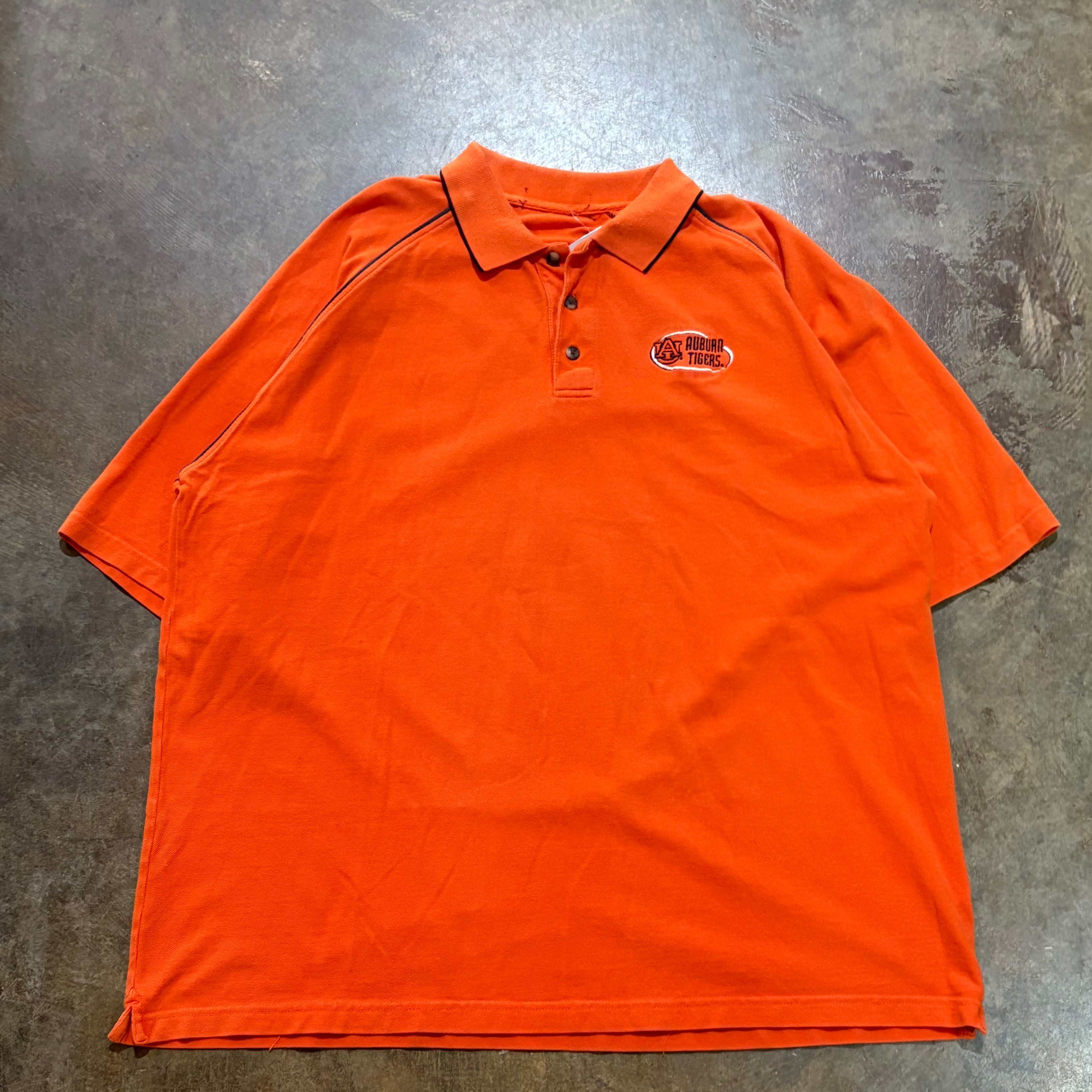 Orange Auburn Oval Logo Polo