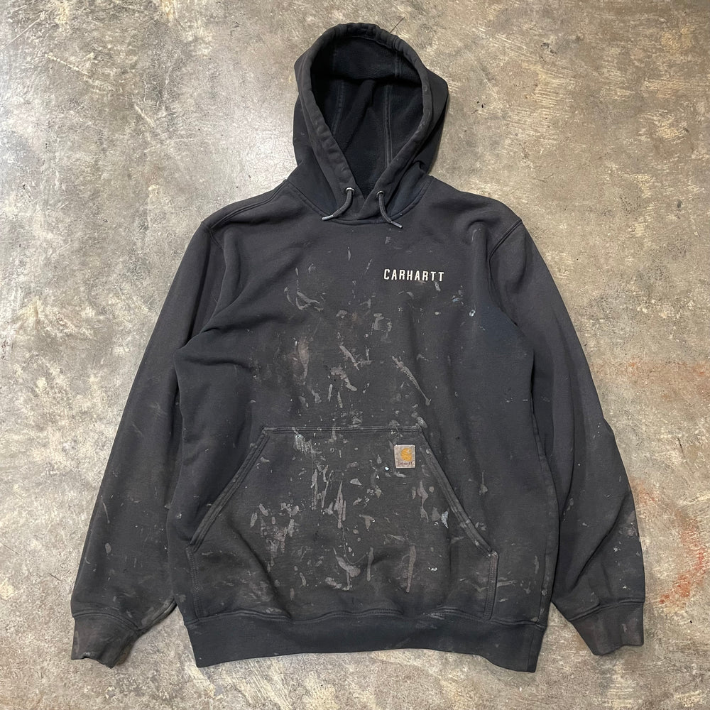 Black Paint Splatter Carhartt Hoodie