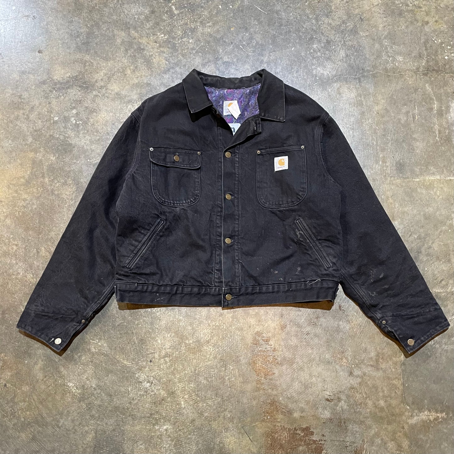 Black Carhartt Blanket lined Jacket