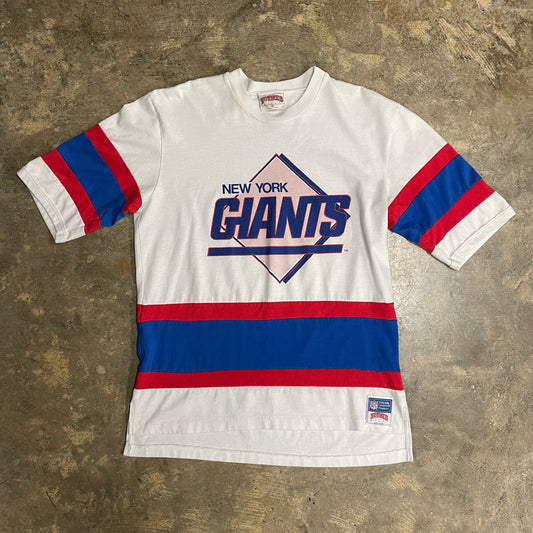 New York Giants Striped Nutmeg Tee