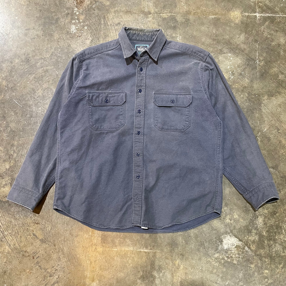 Faded Navy Woolrich Chamois