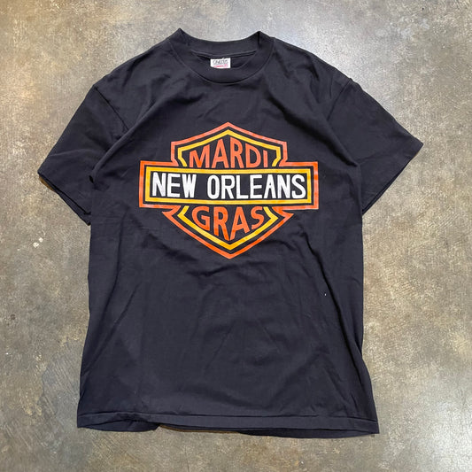 Black Mardi New Orleans Gras Tee