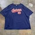 Tiger Rags Auburn Baseball Script Navy Russell tee