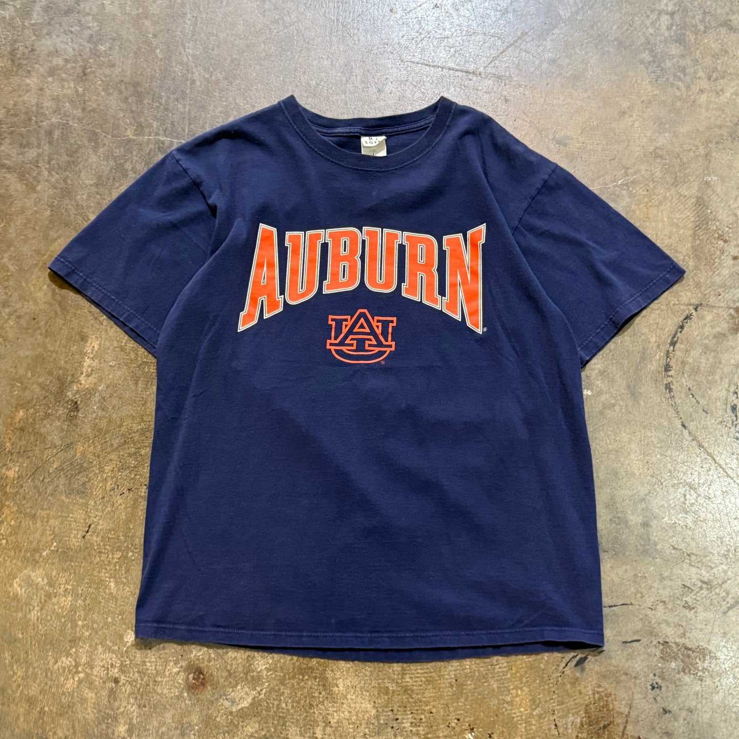 Navy Auburn Spell Ouy MJ Soffe Tee