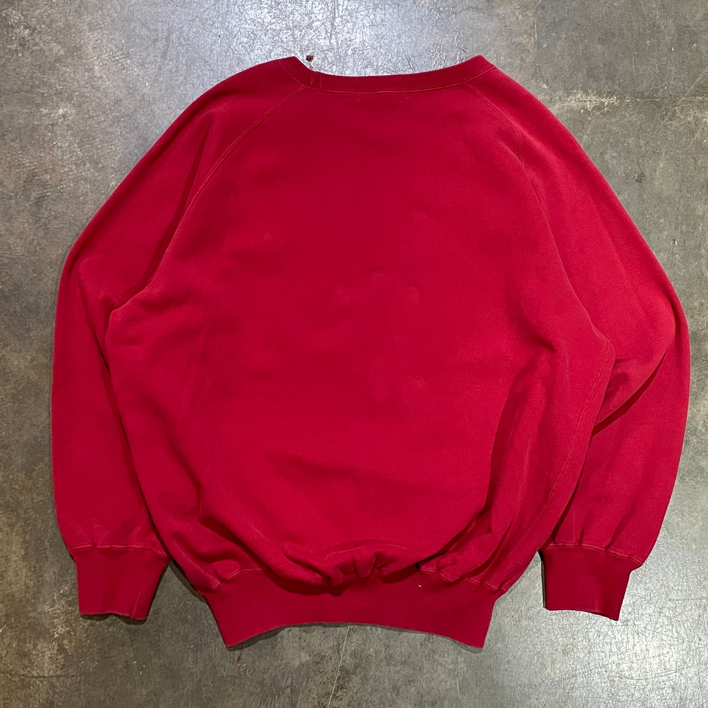 1990s Polo Ralph Lauren Red RPL Logo Sweatshirt (L)