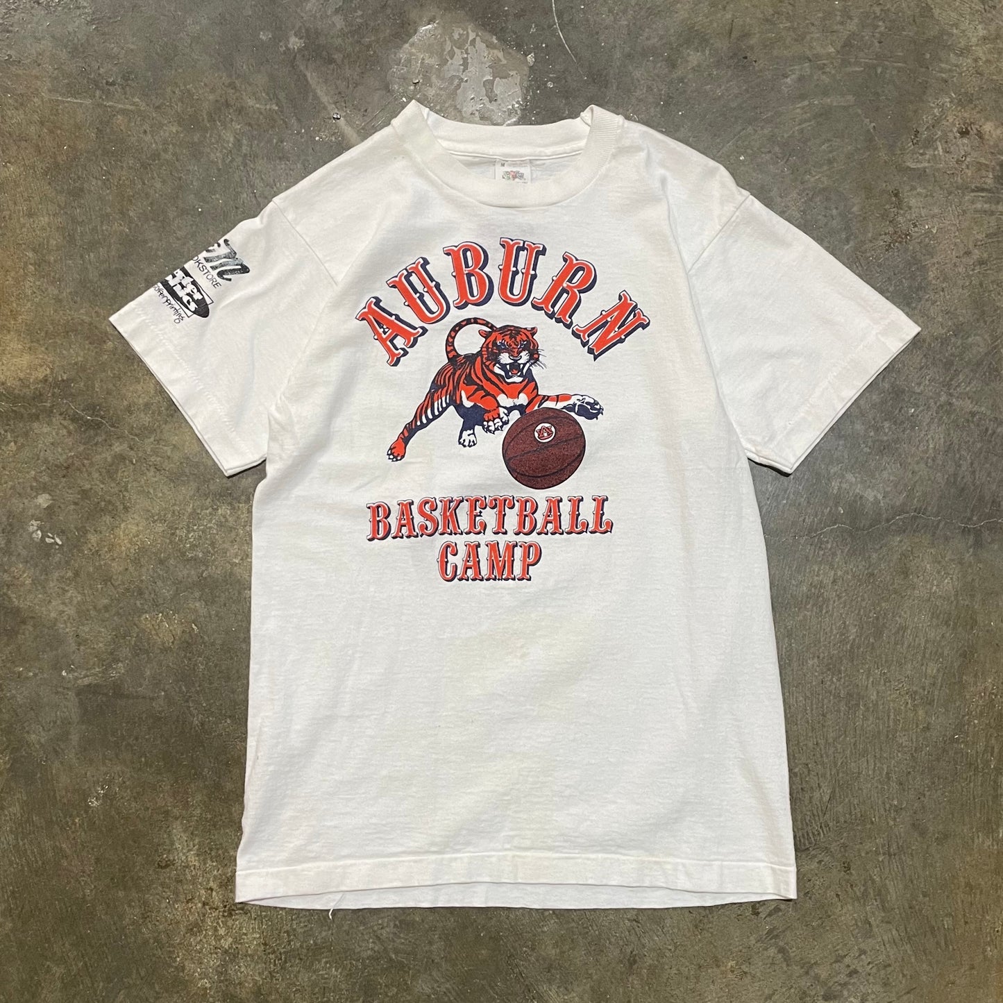 80s Auburn Basketball Camp Tee