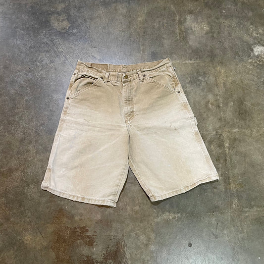 Wrangler Tan Denim Carpenter Shorts6
