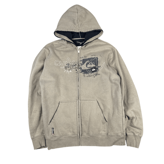 Quiksilver Zip Hoodie - Taupe (L)