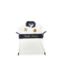 Polo Ralph Lauren Custom Fit Polo Shirt - White/Navy (L)