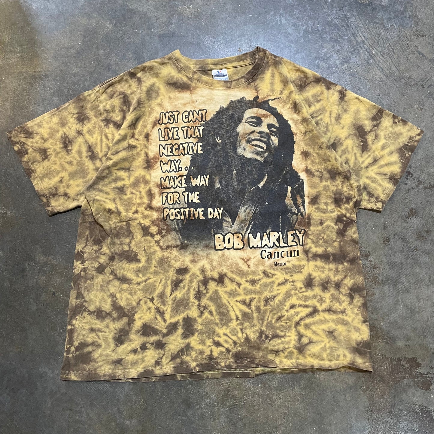 Bob Marley Cancun Mexico Quote Tee