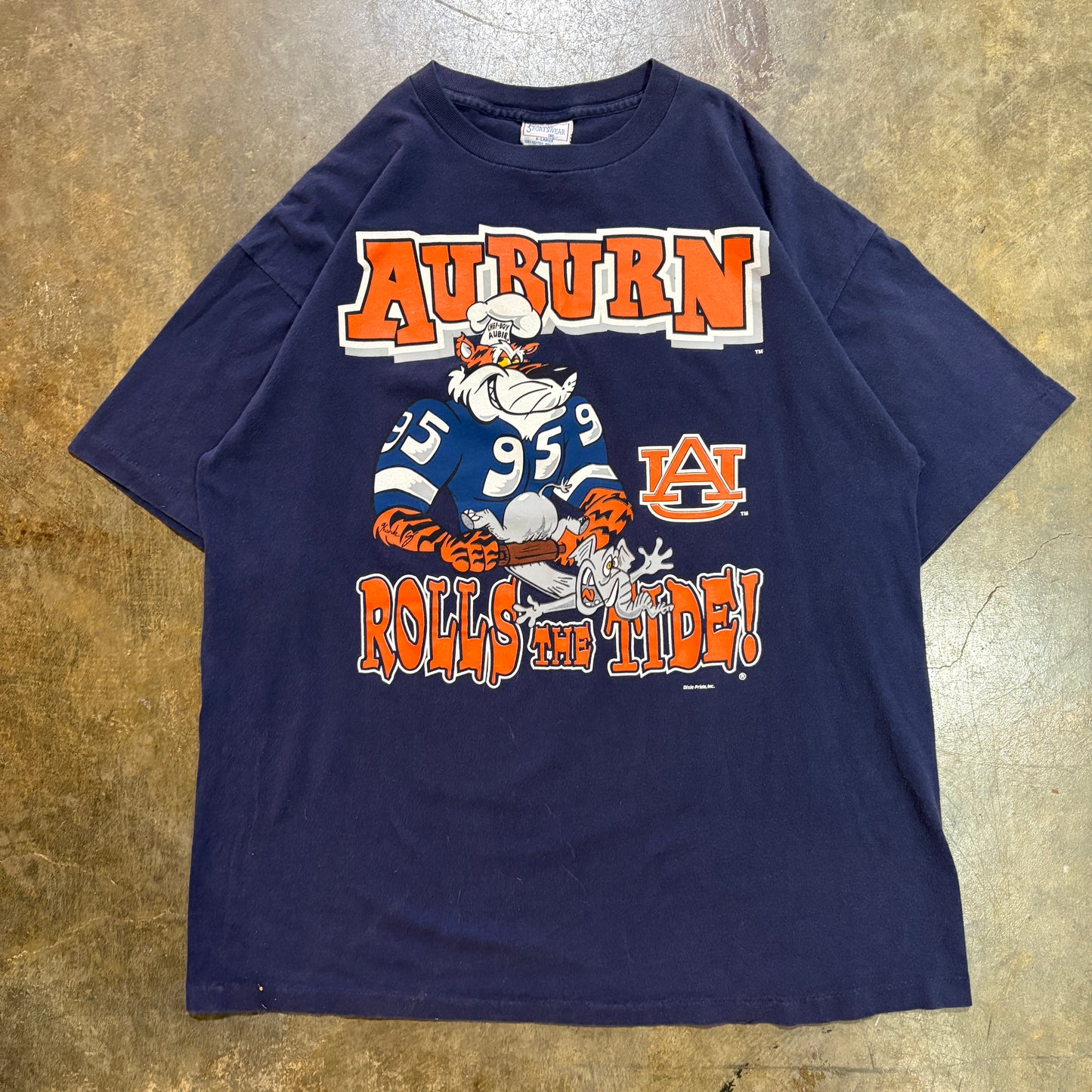Auburn Rolls The Tide Dixie Pride Tee